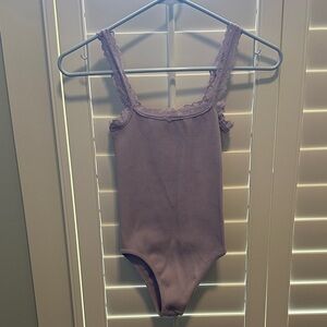 Zara Lavender Lace Strap Bodysuit